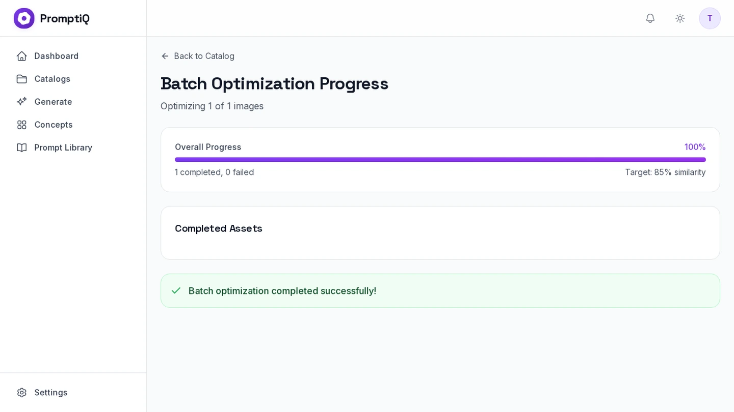 Live Optimization Progress with Climbing Gauge