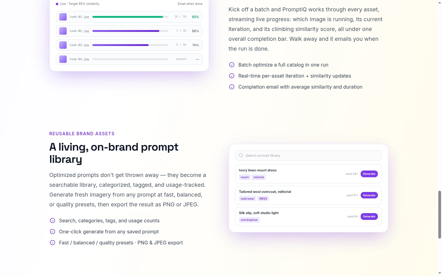 Concepts Gallery and Fullscreen Lightbox Modal